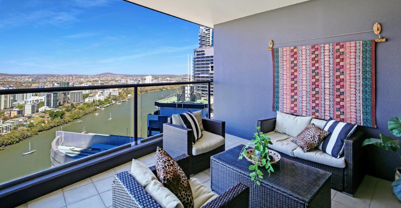 African Escape On Level 38 - Balcony With Views Brisbane Exteriör bild