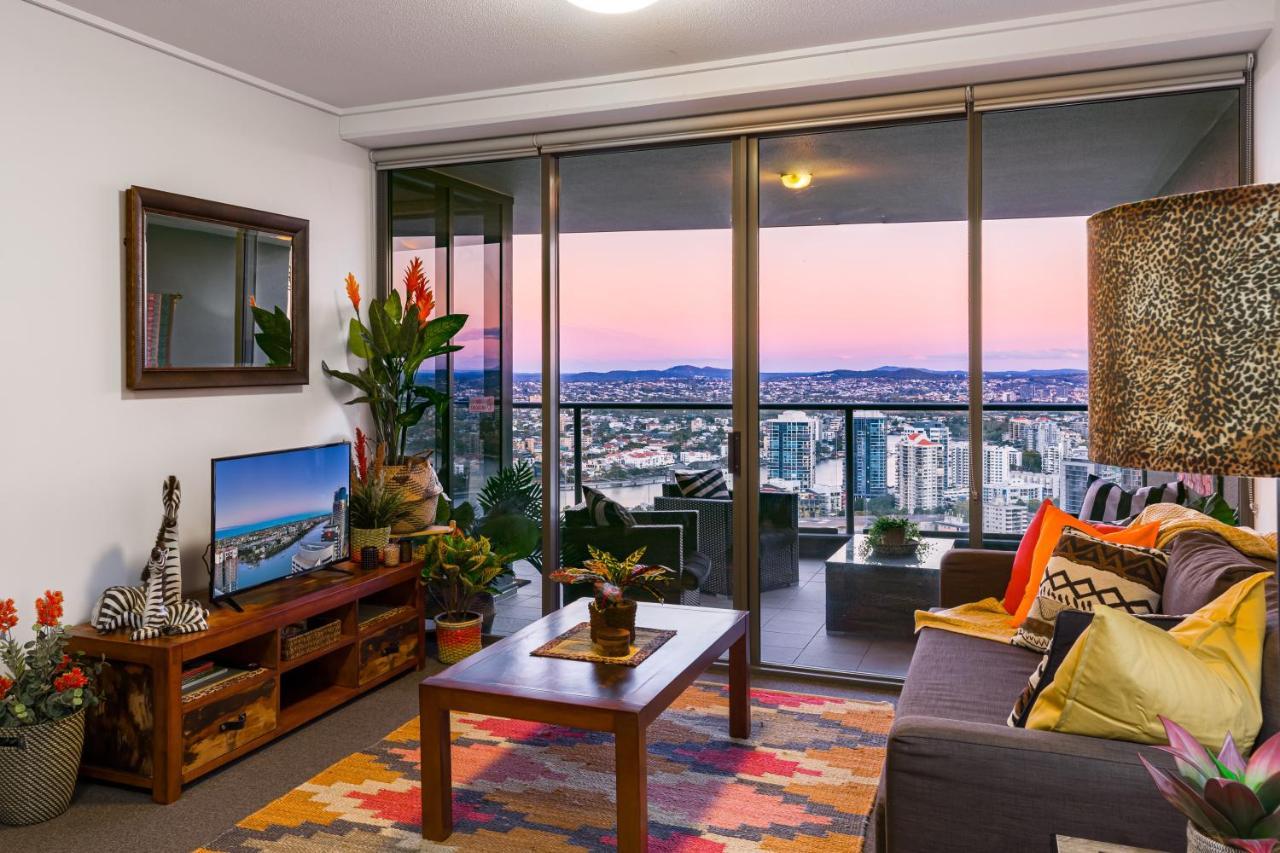 African Escape On Level 38 - Balcony With Views Brisbane Exteriör bild