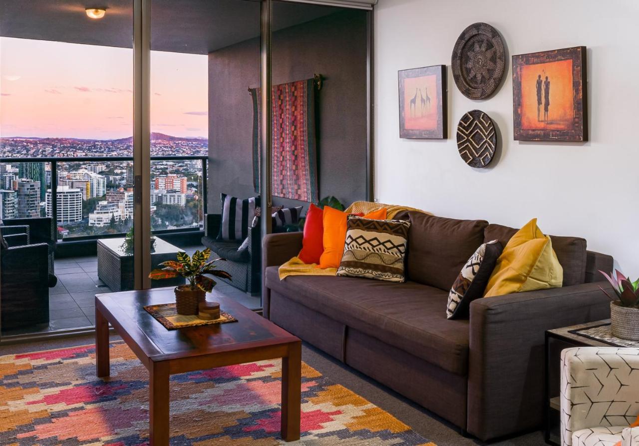 African Escape On Level 38 - Balcony With Views Brisbane Exteriör bild
