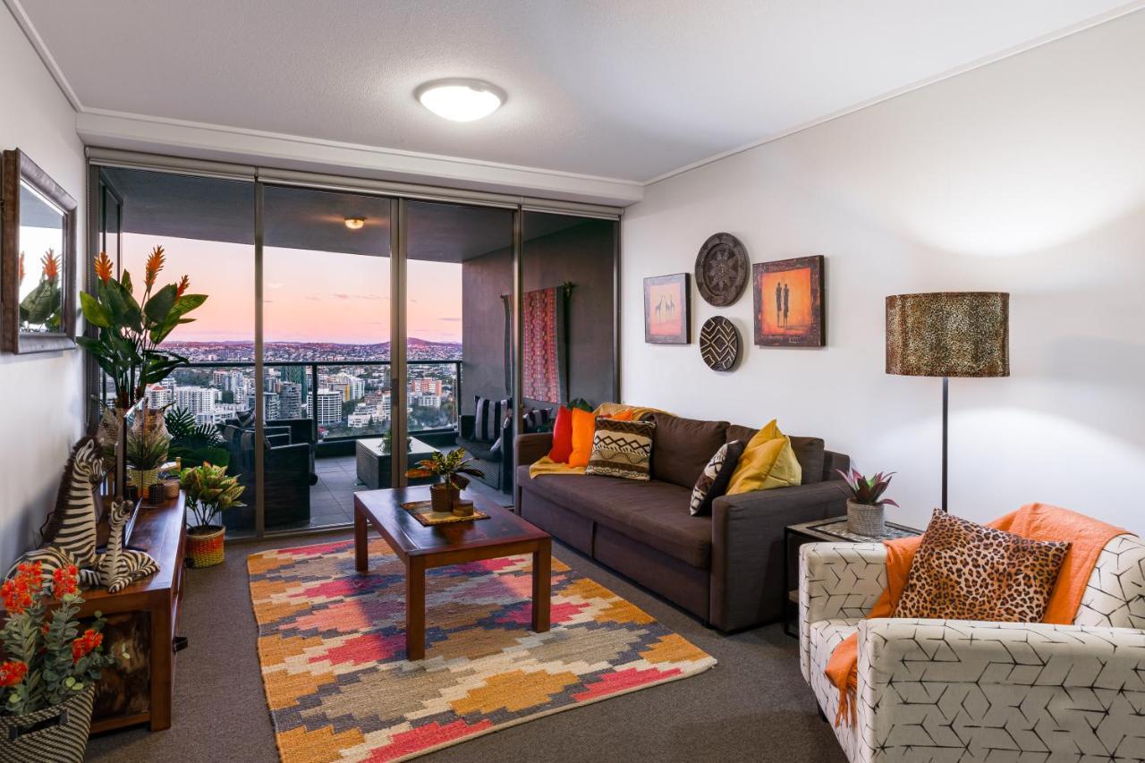 African Escape On Level 38 - Balcony With Views Brisbane Exteriör bild